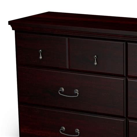 Furniture bedroom decor wood furniture living room bedroom sets mahogany bedroom furniture bedroom furniture sets wood beds bedroom many of my clients own a dark wood bedroom furniture set, however their bedroom accessories make their room look dark and dated. South Shore Dover Traditional 6 Drawer Double Dresser in ...