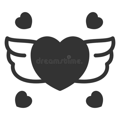 Heart With Angel Wings1 Stock Illustration Illustration Of Feather