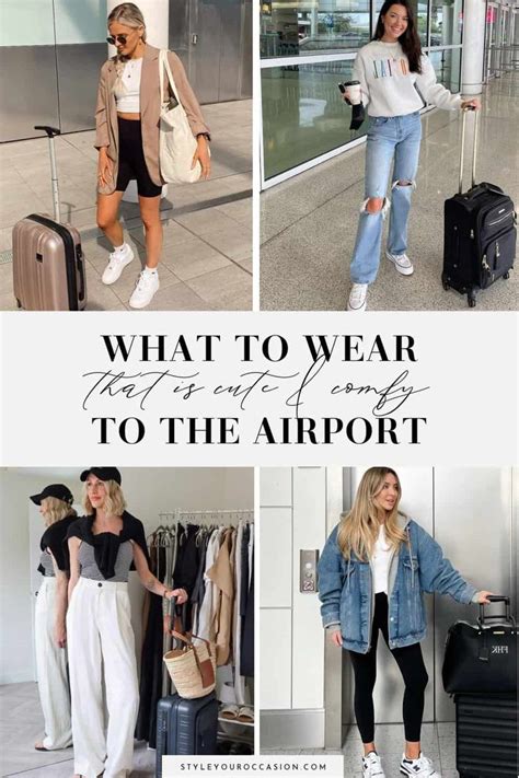 12 Comfy Airport Outfits And Travel Outfits By The Chicest Jetsetters In