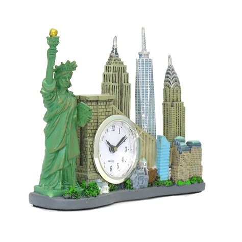 New York City Landmarks Clock Souvenir 3d Model
