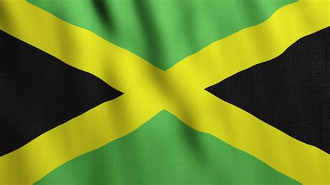jamaican flag waving