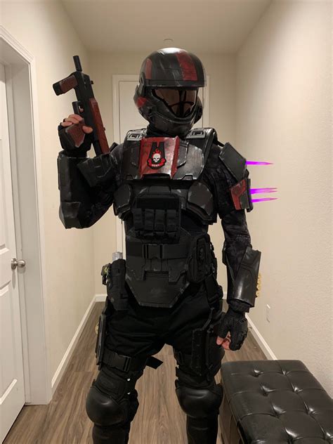 Odst Cosplay Jumping Feet First Into Hell Halo