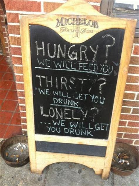 40 Funny And Creative Bar Signs Thatll Make You Step In