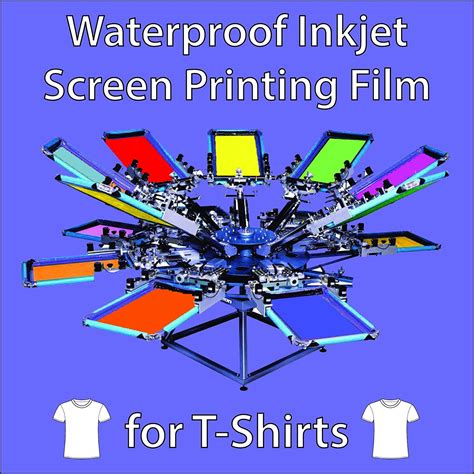 Waterproof Inkjet Screen Printing Film 11 X 17 100