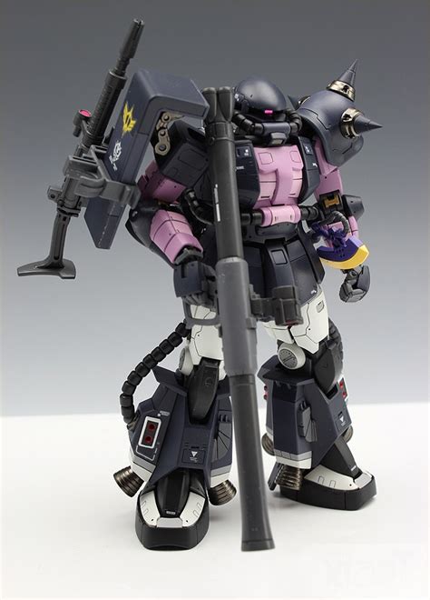 Gundam Guy Rg Ms R A Zaku Ii Black Tri Star Ver Customized Build