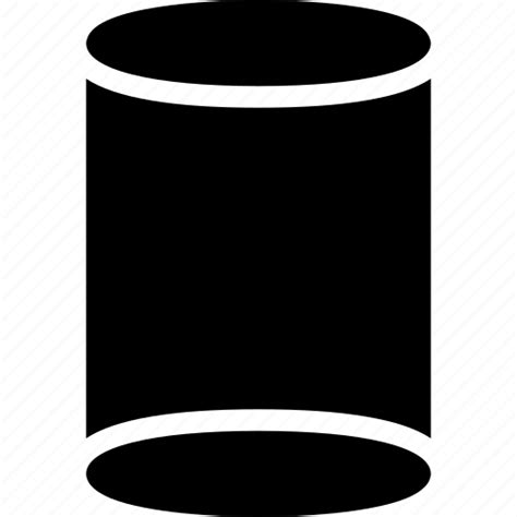 Cylinder Diagram Geomentry Line Shape Icon Download On Iconfinder