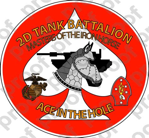 Sticker Usmc Unit 2nd Tank Battalion Ooo Usmc Lisc No 20187 Ebay