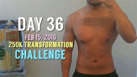 Body Transformation Day 36 250k Transformation Challenge Kinobody