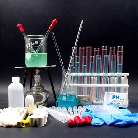 Laboratorio Básico Químico Kit De Instrumentos De Vidrio Trípode