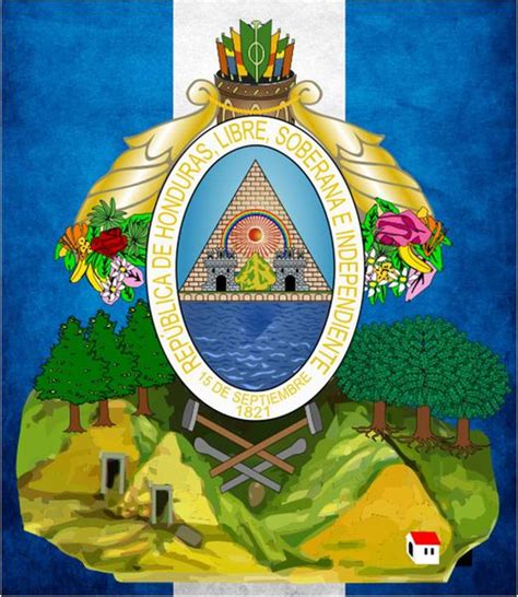 El Escudo Nacional De Honduras Explicacion Para Primaria Otosection