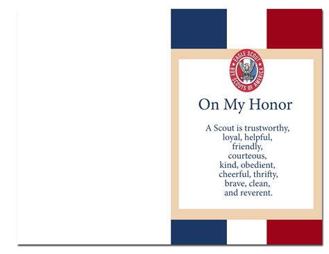 There is a template on the t97. Eagle Scout Court of Honor Ideas and Free Printables