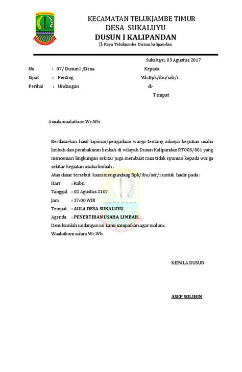 Berikut kami bagikan contoh surat pemberhentian perangkat desa terbaru, sobat desa bisa memodifikasi dan improvisasi sesuai kebutuhan di lapangan. Contoh Surat Undangan Untuk Kepala Desa - Berbagi Contoh Surat