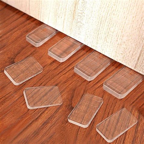 Angelanormandivr 8 Pack Table Wedge Clear Toilet Shim Levelers
