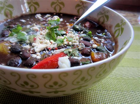 Slow Cooked Spicy Caribbean Black Bean Soup Ambitious Kitchen