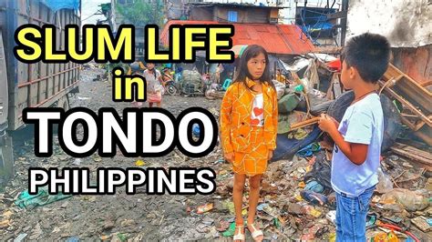 The Famous Biggest Slum In Philippines Extreme Walk At Slum Narrow
