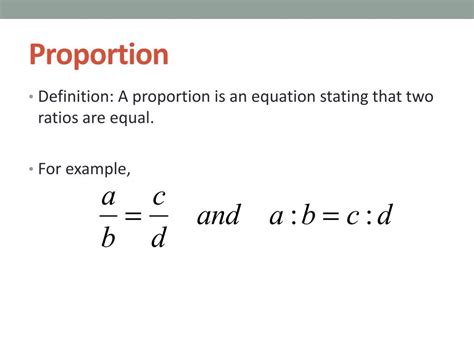 Ppt Ratios And Proportions Powerpoint Presentation Free Download