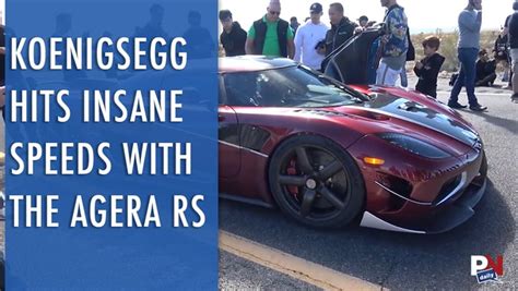 Koenigsegg Hits Insane Speeds With The Agera Rs Video Dailymotion
