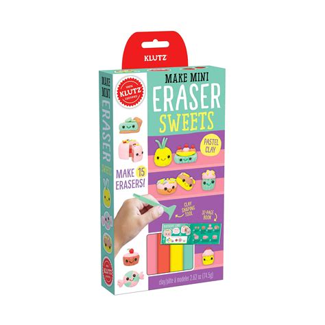 Make Mini Eraser Sweets Eraser Molding And Decorating Kit In English