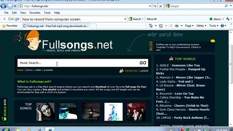 Drag and drop the selected video from the comptuer location. How to download songs from internet. (Easy and quick ...