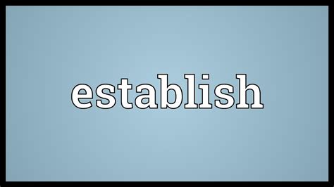 Terms in this set (2). Establish Meaning - YouTube
