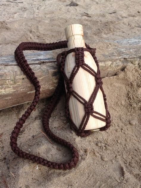 Check spelling or type a new query. Macrame Water Bottle Holder in Teal | Etsy in 2020 | Braided bracelet diy, Water bottle holders ...