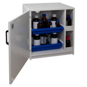 1 Door Underbench Melamine Safety Cabinet For Acids And Bases Ecosafe