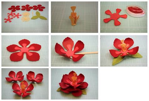 Diy Easy Flower Making Step By Step Tutorial K4 Craft