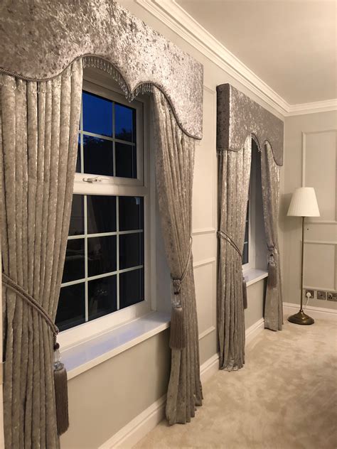 West elm features patterned curtains for instant style in any room. Shaped pelmet & full length curtains | Pelmet designs ...