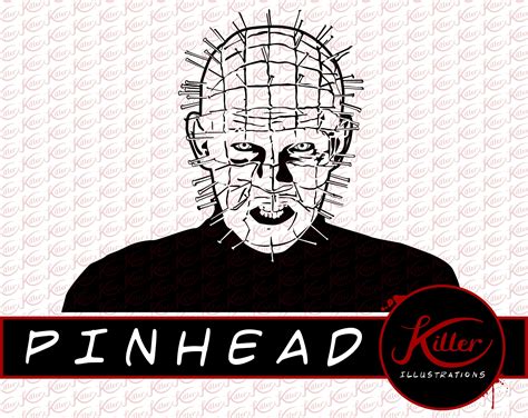 Pinhead Vector Hellraiser Clip Art Horror Cut File Etsy