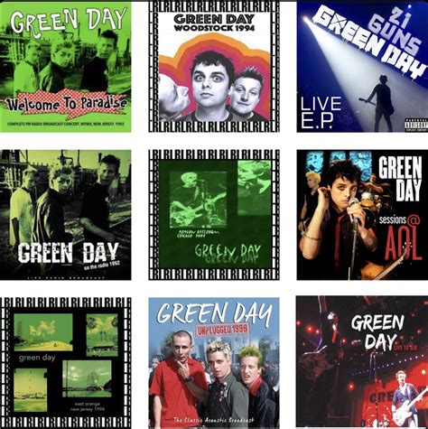 Literally Every Green Day Release Thats On Spotify That We Cant Hear