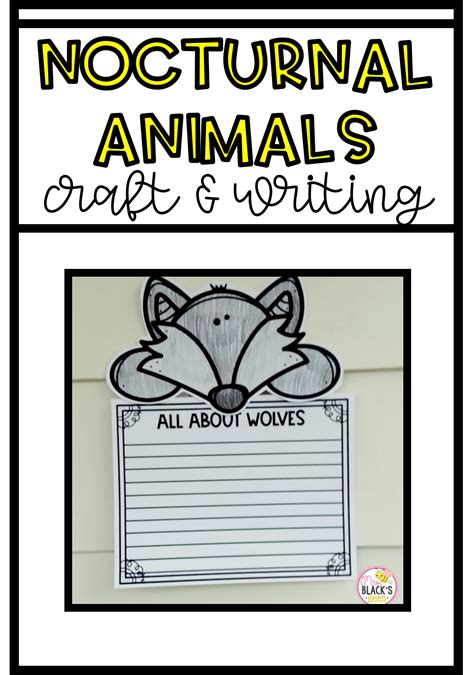 This Nocturnal Animals Craft And Writing Activity Is Great For Students
