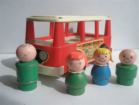 Fisher Price Vintage Bus And Figures Original 60s70s Bus And Etsy