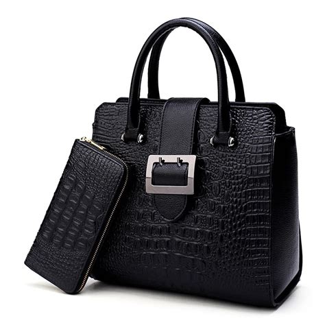 alligator pattern shoulder bags 2017 famous brand women bags high quality ladies handbags tote