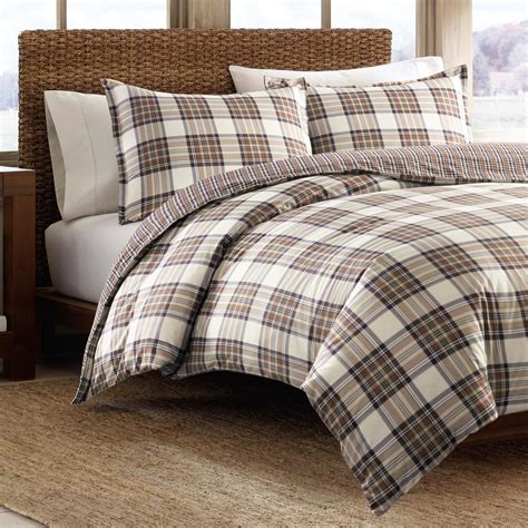 Shop twin, full, queen, and king comforters and comforter sets at bass pro shops. Eddie Bauer Edgewood 3-Piece Khaki Full/Queen Duvet Cover ...