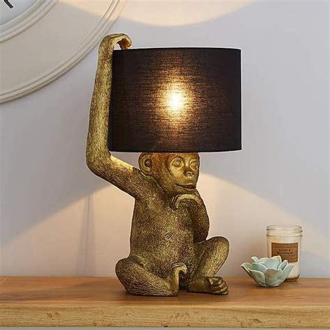 Dhgate.com provide a large selection of promotional monkey lamps on sale at cheap price and excellent crafts. Odisha Resin Monkey Gold Table Lamp | Dunelm