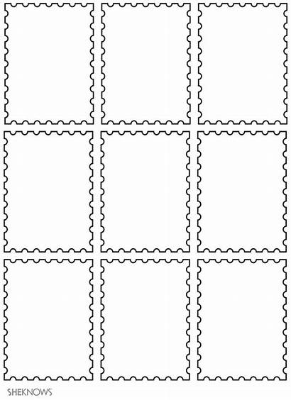 Stamps Postage Sheknows Stamp Printable Coloring Pages