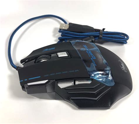 Zelotes 7200 Dpi 7 Buttons Professional Led Optical Wired Gaming Mouse