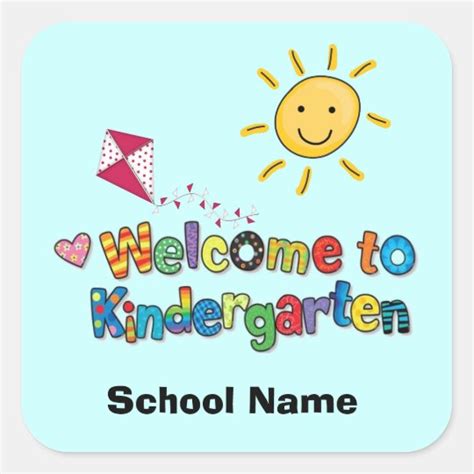 Welcome To Kindergarten Stickers Zazzle