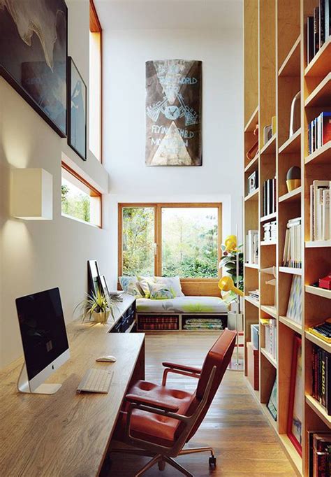 15 Amazing Home Libraries With Nature Elements Homemydesign