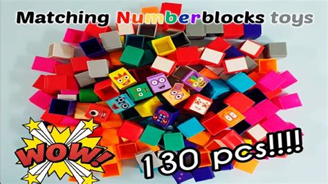 Matching Numberblocks Toys 1 20 Lets Assemble 130 Block Toys And Learn