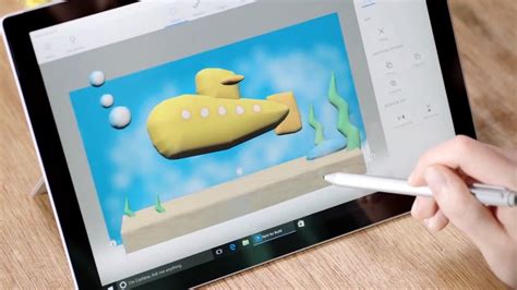 Microsofts Paint 3d For The Windows 10 Creators Update Youtube