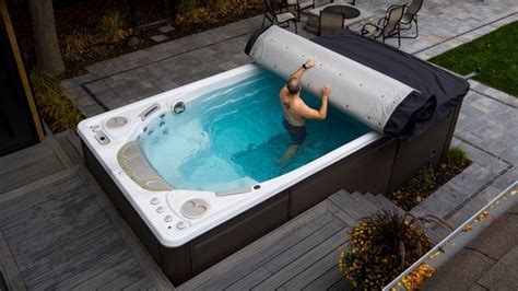 Roll On Roll Off Swim Spa Cover The Hot Tub And Swim Spa Company