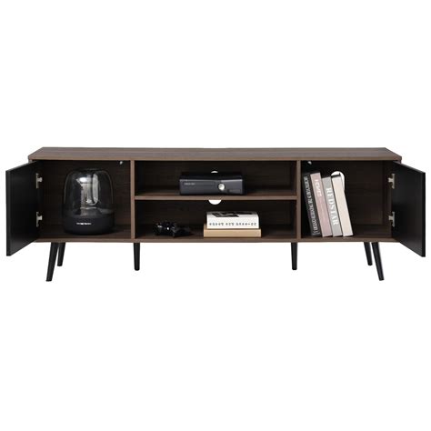 Buy Wampat Mid Century Modern Tv Stand For Tvs Up To 65 Inch Retro Tv