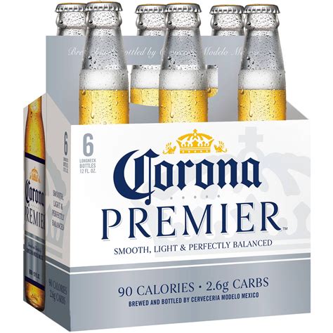 Corona Premier 6 Pack Longneck Bottles
