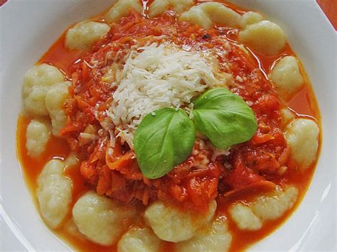 Gnocchi Mit Tomatenso E Von Flo Chefkoch