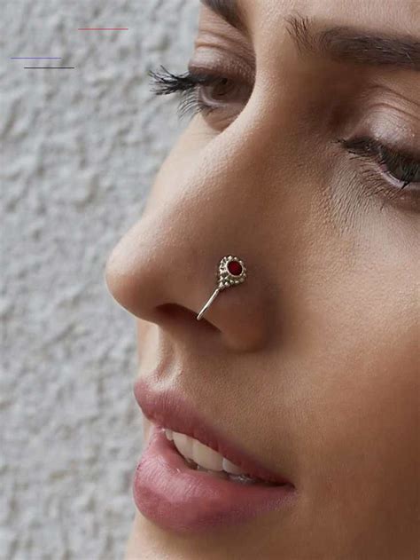 Pin On Silver Nose Ring