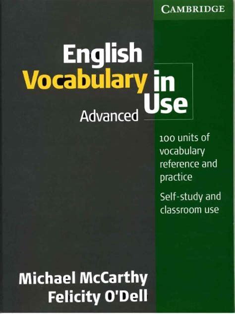 English Vocabulary In Use Advanced Third Edition