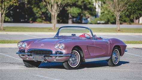 1962 Chevrolet Corvette Convertible C1 Cars Classic Purple