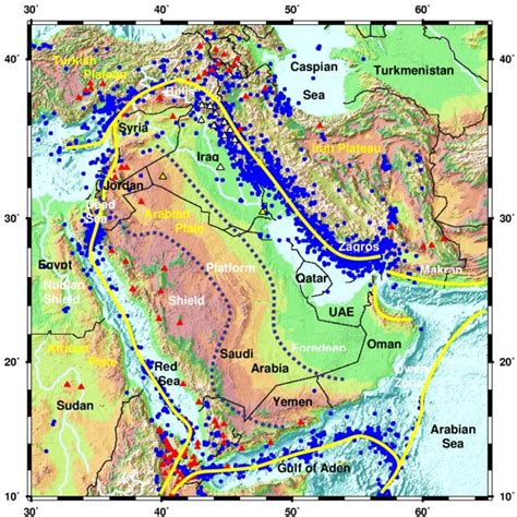 Labeled Arabian Desert Map Bmp Connect