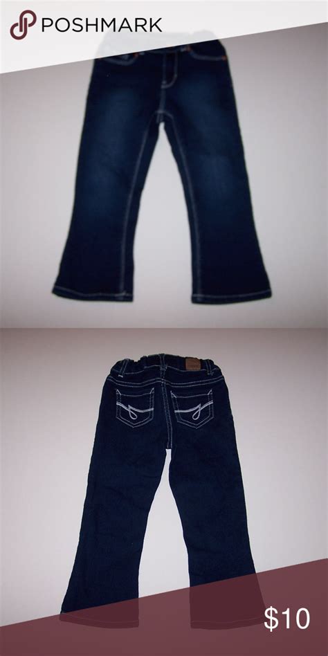 Toddler Girls Jordache Stretch Bootcut Jeans 4t Adjustable Elastic Tabs
